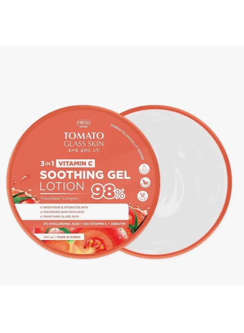 Tomato Glass skin 3 in 1 vitamin c soothing gel lotion